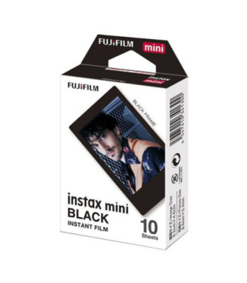 INSTAX Mini film. 10 stykker. Sort