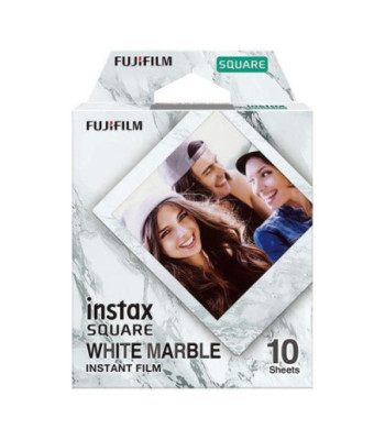 INSTAX Square film. 10 stykker. Hvid marmor