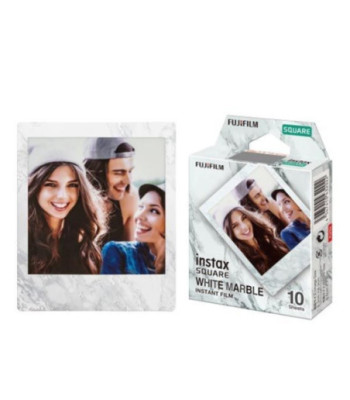 INSTAX Square film. 10 stykker. Hvid marmor