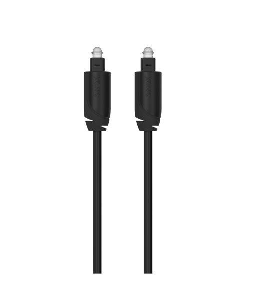 Sinox PRO optisk kabel. 2m. Grå/sort Sinox PRO optisk kabel. 2m. Grå/sort