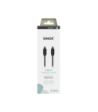 Sinox PRO optisk kabel. 2m. Grå/sort