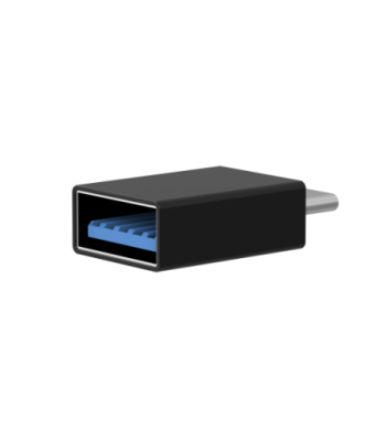Sinox USB C - USB A adapter. Sort