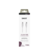 Sinox antennekabel. 1,5m. Hvid