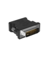 Sinox DVI - VGA adapter. Sort