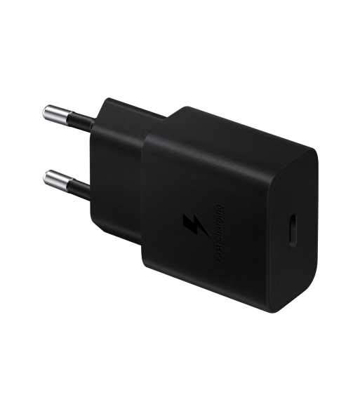 Samsung 240V USB-C oplader. Sort