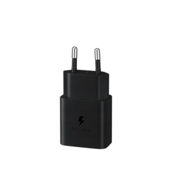 Samsung 240V USB-C oplader. Sort