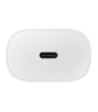 Samsung oplader USB-C. 25W. Hvid