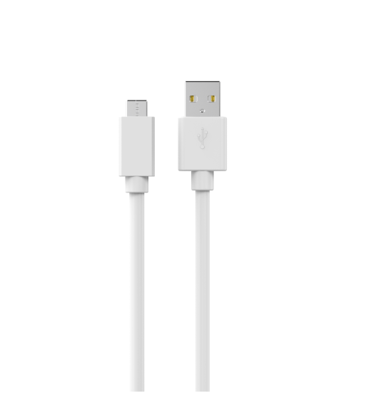Sinox Micro USB til USB A kabel. 1m. Hvid Sinox Micro USB til USB A kabel. 1m. Hvid