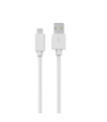 Sinox Micro USB til USB A kabel. 1m. Hvid