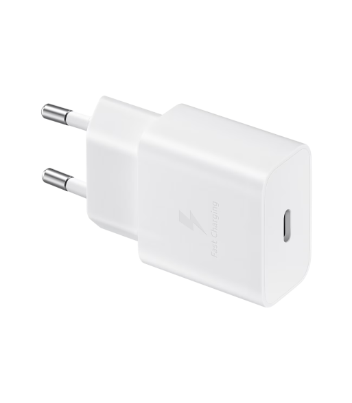 Samsung 240V USB-C oplader. Hvid Samsung 240V USB-C oplader. Hvid