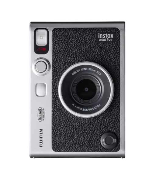 Instax Mini Evo kamera. Sort Instax Mini Evo kamera. Sort