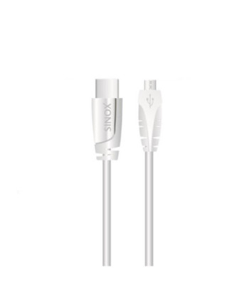 Sinox iMedia USB C til Micro USB kabel. 1m. Hvid