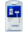 Sinox iMedia 12V biloplader m/30-pin 1.0A. 1m. Hvid