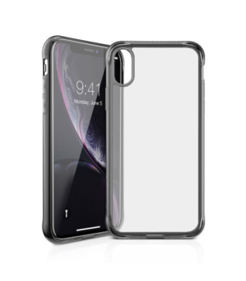 ITSKINS NANO ICE cover til iPhone XR®. Sort og gennemsigtig