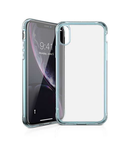 ITSKINS NANO ICE cover til iPhone XR®. Lys blå og gennemsigtig ITSKINS NANO ICE cover til iPhone XR®. Lys blå og gennemsigtig