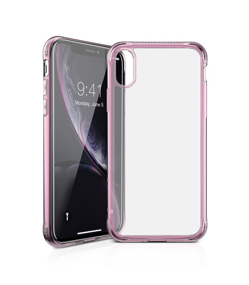 ITSKINS NANO ICE cover til iPhone XR®. Lyserød og gennemsigtig ITSKINS NANO ICE cover til iPhone XR®. Lyserød og gennemsigtig