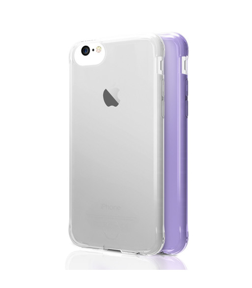 ITSKINS NANO DUO cover til iPhone 8 / 7 / 6s / 6®. Lys lilla og gennemsigtig ITSKINS NANO DUO cover til iPhone 8 / 7 / 6s / 6®. Lys lilla og gennemsigtig