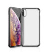 ITSKINS NANO ICE cover til iPhone XS / X®. Sort og gennemsigtig