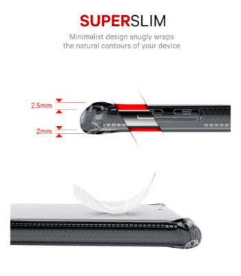 ITSKINS SPECTRUM FROST cover til iPad Pro 12,9" (2018)®. Sort