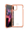 ITSKINS HYBRID SOLID cover til iPhone 11 Pro / XS / X®. Koral og gennemsigtig