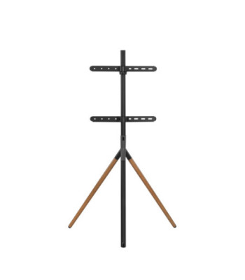 Sinox Tripod TV gulvstand med drejbar top. 45"-65". Mørkt træ/sort
