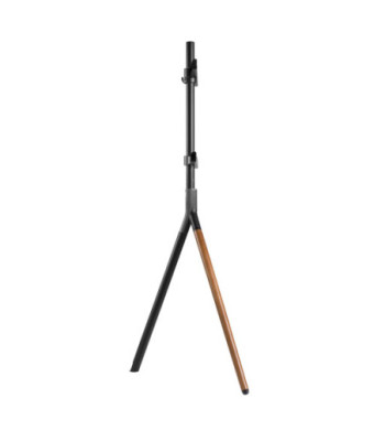 Sinox Tripod TV gulvstand med drejbar top. 45"-65". Mørkt træ/sort
