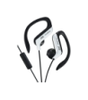 JVC ear clip høretelefoner til sport med fjernbetjening og mikrofon. Hvid