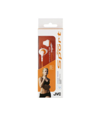 JVC in-ear Gumy sport høretelefoner. Hvid