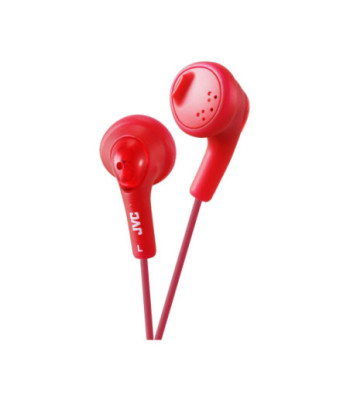 JVC Gumy in-ear høretelefoner. Rød