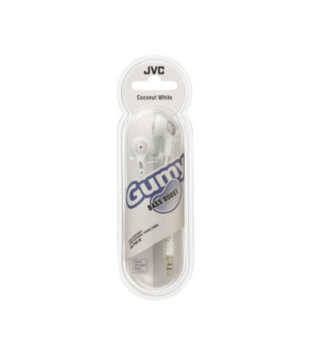 JVC Gumy in-ear høretelefoner. Hvid