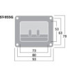 Højttalerterminal - ST-955G MONACOR