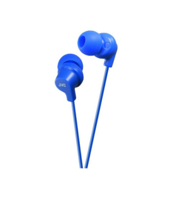 JVC farvestrålende in-ear høretelefoner. Blå
