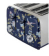VQ Laura Ashley Slice Toaster. Blå/sølv