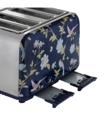 VQ Laura Ashley Slice Toaster. Blå/sølv