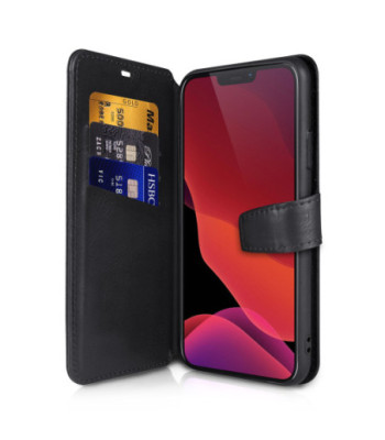 ITSKINS BOOK cover til iPhone 13 Pro Max / 12 Pro Max®. Sort