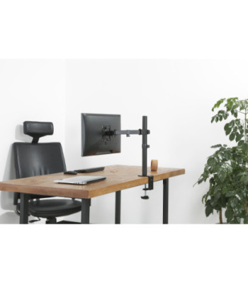 Sinox Office enkel skærm skrivebordsbeslag. Op til 32". Sort