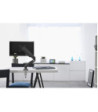 Sinox Office enkel skærm skrivebordsbeslag med gasspring. Op til 32". Sort