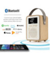 VQ Retro Mini radio. Oak