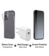 SBS oplader, cover og beskyttelsesglas-kit til iPhone 14 / 13®