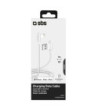 SBS 90° Lightning kabel. 1m. Hvid