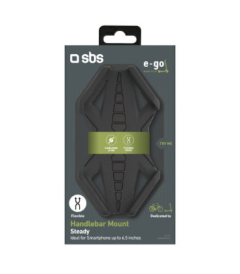 SBS silikone mobilholder til cykel, løbehjul eller barnevogn