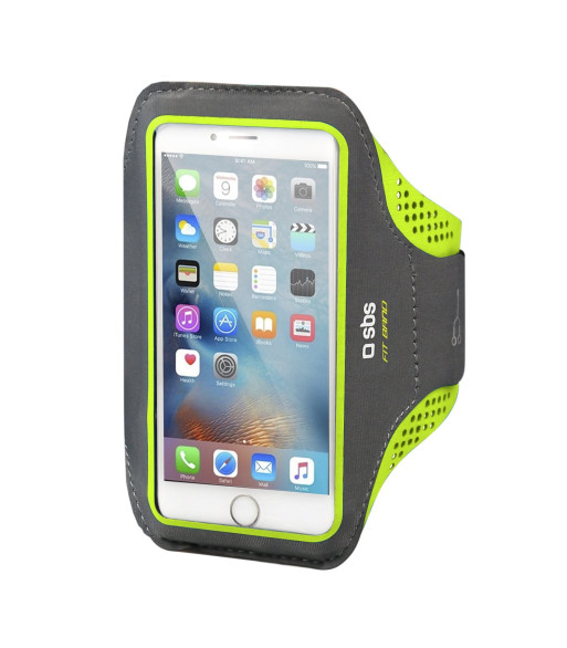 SBS mobilholder til armen til sport. Sort/grøn SBS mobilholder til armen til sport. Sort/grøn