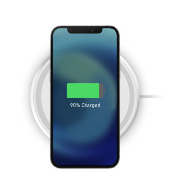 SBS trådløs 15W Qi opladerplade. Hvid