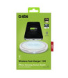 SBS trådløs 15W Qi opladerplade. Hvid