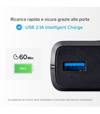 SBS hurtigtopladende powerbank. 20,000 mAh. Sort