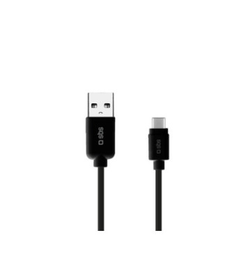 SBS USB C til USB A kabel. 1,5m. Sort