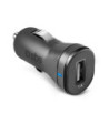 SBS biloplader med 1A USB A. Sort