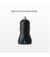SBS biloplader med 1A USB A. Sort