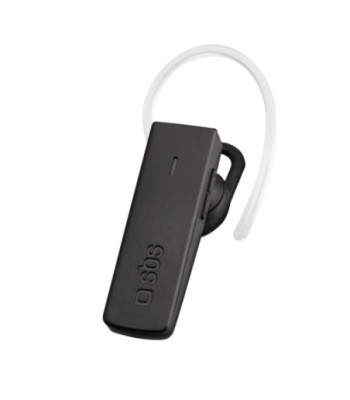 SBS trådløst multipoint headset med ørebøjle. Sort