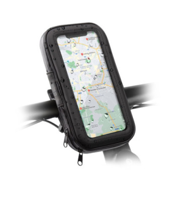SBS regntæt mobilholder til cykler, løbehjul eller barnevogn. Sort